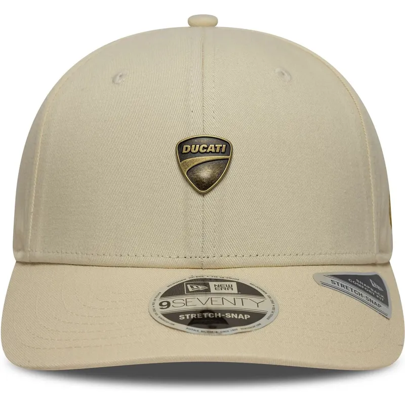 beige-bojd-keps-snapback-9seventy-stretch-snap-seasonal-fran-ducati-motor-motogp-av-new-era