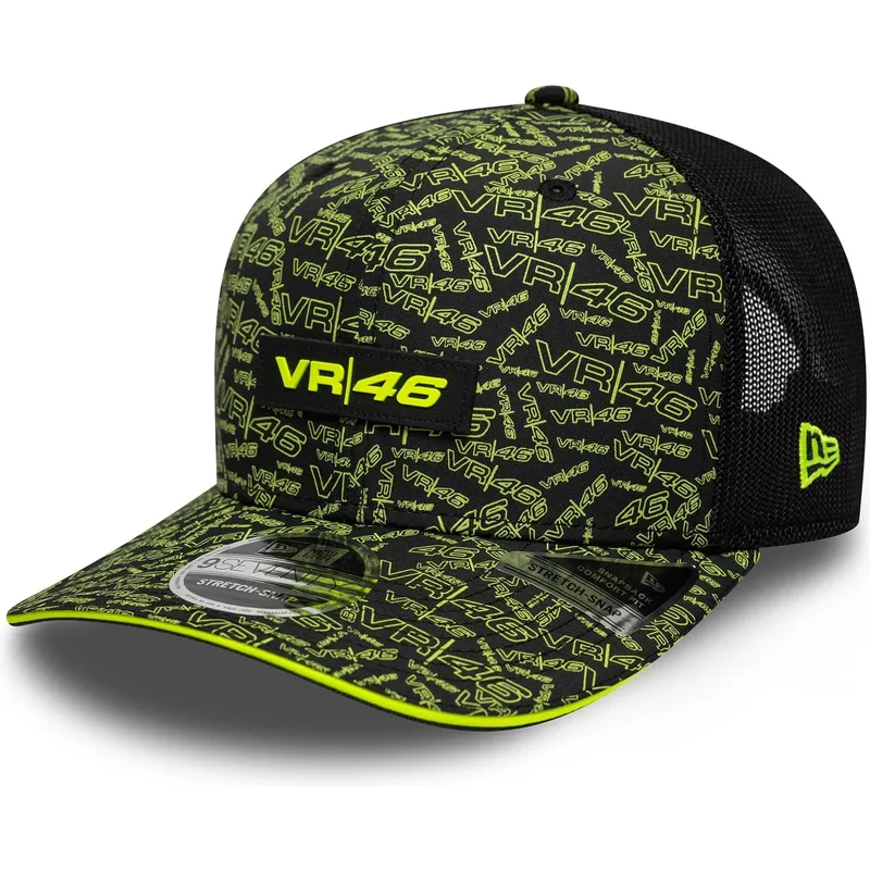 czapka-trucker-czarno-zolta-9seventy-stretch-snap-all-over-print-valentino-rossi-vr46-motogp-new-era