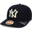 marineblaue-verstellbare-curved-cap-9fifty-retro-crown-heritage-series-der-new-york-yankees-mlb-von-new-era