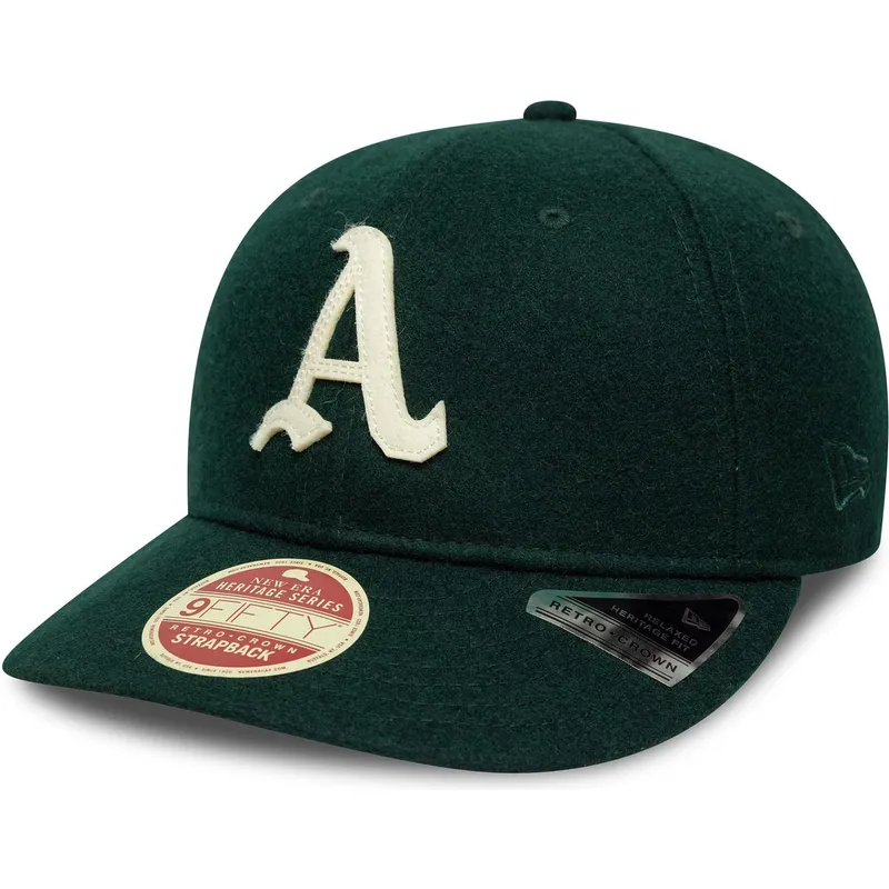 gron-bojd-keps-justerbar-9fifty-retro-crown-heritage-series-fran-oakland-athletics-mlb-av-new-era