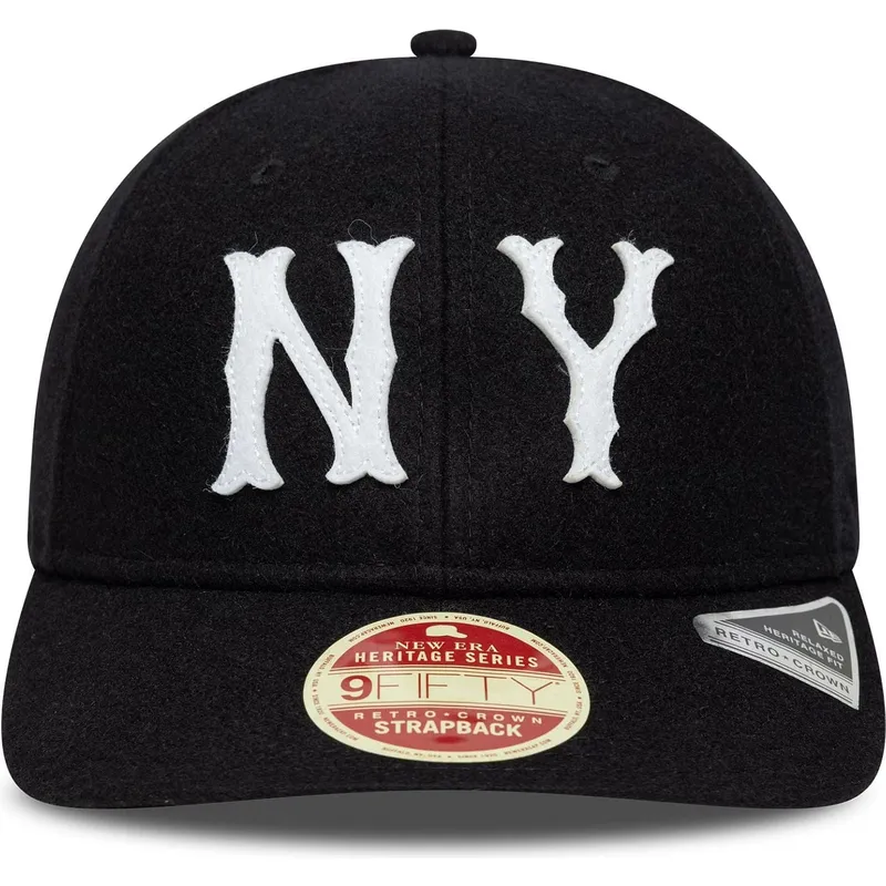 schwarze-gebogene-verstellbare-kappe-9fifty-retro-crown-heritage-series-der-new-york-highlanders-mlb-von-new-era