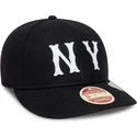 schwarze-gebogene-verstellbare-kappe-9fifty-retro-crown-heritage-series-der-new-york-highlanders-mlb-von-new-era