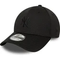 new-era-curved-brim-black-logo-39thirty-stretch-mesh-new-york-yankees-mlb-black-fitted-cap