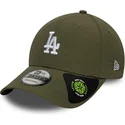 zielona-regulowana-czapka-z-zakrzywionym-daszkiem-9forty-recycled-midi-los-angeles-dodgers-mlb-new-era
