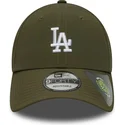 gorra-curva-verde-ajustable-9forty-recycled-midi-de-los-angeles-dodgers-mlb-de-new-era