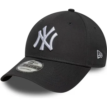 Szara regulowana czapka z zakrzywionym daszkiem 9FORTY League Essential New York Yankees MLB New Era