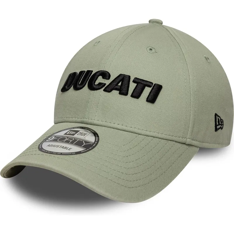 grune-verstellbare-curved-cap-9forty-seasonal-von-ducati-motor-motogp-von-new-era
