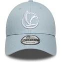 new-era-curved-brim-9forty-essential-vespa-piaggio-light-blue-adjustable-cap