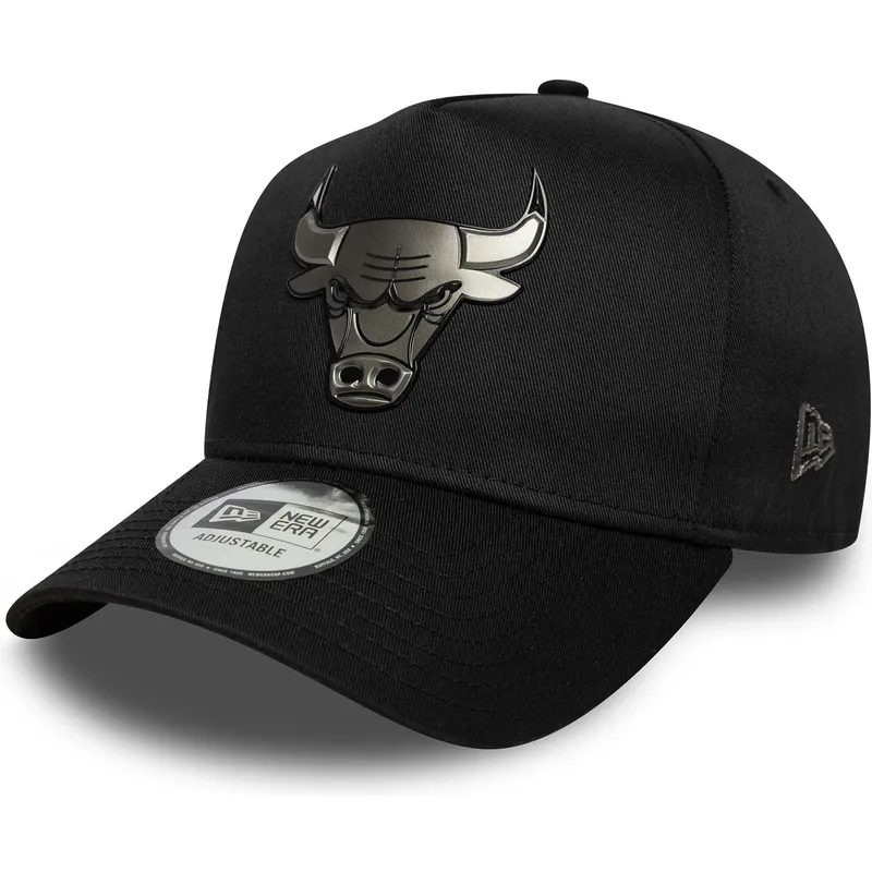 snapback-9forty-e-frame-metallic-chicago-bulls-nba-new-era