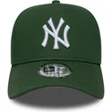 gron-kurvad-keps-snapback-9forty-e-frame-league-essential-fran-new-york-yankees-mlb-av-new-era