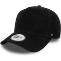 gorra-curva-negra-ajustable-9forty-e-frame-img-suede-de-new-era