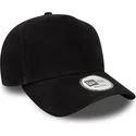 casquette-courbee-noire-ajustable-9forty-e-frame-img-suede-new-era
