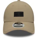 new-era-curved-brim-9forty-m-crown-sport-beige-adjustable-cap