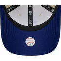 bezowo-niebieska-czapka-z-zakrzywionym-daszkiem-snapback-9forty-m-crown-los-angeles-dodgers-mlb-new-era