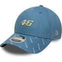 gorra-curva-azul-snapback-9forty-m-crown-denim-de-valentino-rossi-vr46-motogp-de-new-era