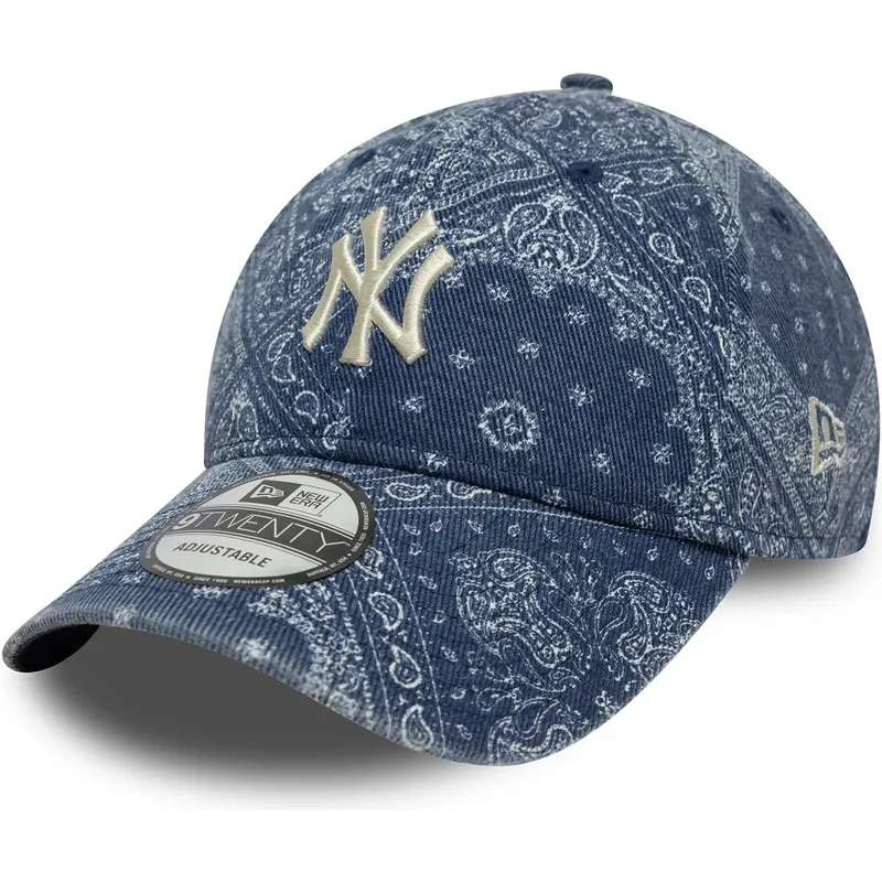 bojd-bla-justerbar-keps-9twenty-washed-paisley-fran-new-york-yankees-mlb-av-new-era