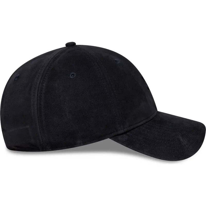marinbla-bojd-keps-justerbar-med-marinblatt-logo-9twenty-suede-fran-new-york-yankees-mlb-av-new-era