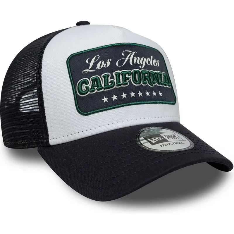 czapka-trucker-biala-i-granatowa-a-frame-location-los-angeles-miasta-i-plaze-kalifornia-new-era