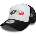 vit-och-svart-trucker-keps-a-frame-wordmark-fran-aprilia-piaggio-av-new-era