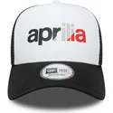 czapka-trucker-bialo-czarna-a-frame-wordmark-aprilia-piaggio-new-era