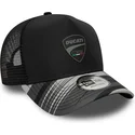 gorra-trucker-negra-e-frame-print-de-ducati-motor-motogp-de-new-era