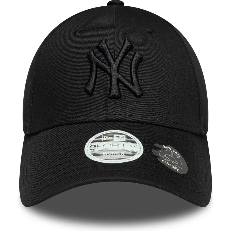 gorra-curva-negra-ajustable-con-logo-negro-para-mujer-9forty-bow-back-de-new-york-yankees-mlb-de-new-era