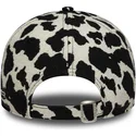 new-era-curved-brim-women-9forty-cow-midi-new-york-yankees-mlb-black-and-white-adjustable-cap