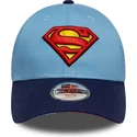 gorra-curva-azul-ajustable-para-nino-9forty-de-superman-dc-comics-de-new-era