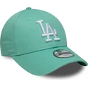 zielona-regulowana-czapka-z-daszkiem-dla-chlopca-9forty-league-essential-los-angeles-dodgers-mlb-new-era