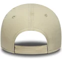 new-era-curved-brim-toddler-9forty-league-essential-los-angeles-dodgers-mlb-beige-and-pink-adjustable-cap
