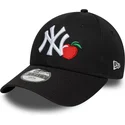 czarna-zakrzywiona-czapka-regulowana-dla-dzieci-9forty-fruit-icon-new-york-yankees-mlb-new-era