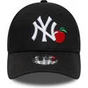 czarna-zakrzywiona-czapka-regulowana-dla-dzieci-9forty-fruit-icon-new-york-yankees-mlb-new-era