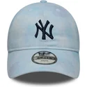 casquette-courbee-bleue-ajustable-pour-enfant-9twenty-tie-dye-new-york-yankees-mlb-new-era