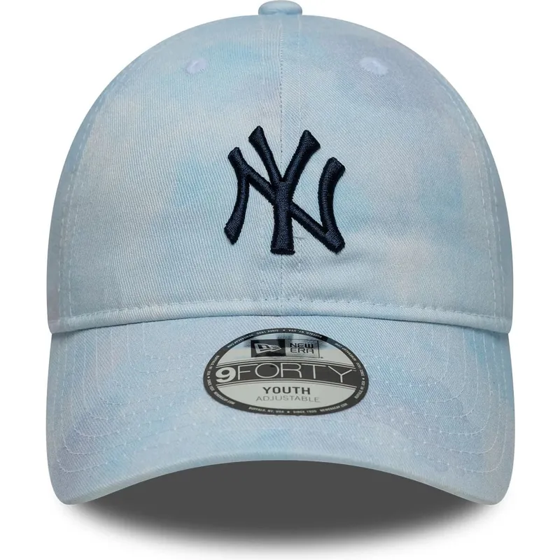 gorra-curva-azul-ajustable-para-nino-9twenty-tie-dye-de-new-york-yankees-mlb-de-new-era