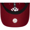 ciemnoczerwona-regulowana-czapka-z-daszkiem-9twenty-league-essential-new-york-yankees-mlb-new-era