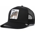 casquette-trucker-noire-chacal-jackal-the-farm-premium-goorin-bros
