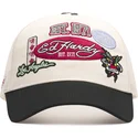 gorra-trucker-beige-y-negra-est-1971-varsity-badge-de-ed-hardy