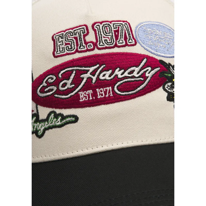 trucker-cap-beige-und-schwarz-est-1971-varsity-badge-von-ed-hardy