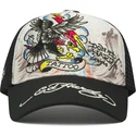 gorra-trucker-blanca-y-negra-tattoo-eagle-graphic-de-ed-hardy