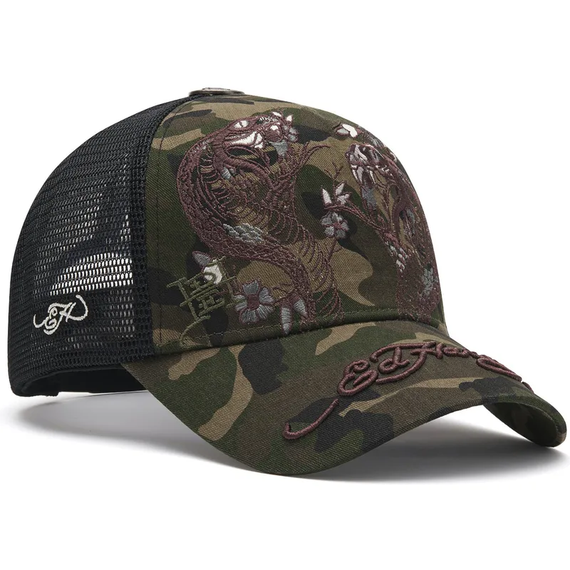 casquette-trucker-camouflage-2-snakes-ed-hardy