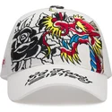 casquette-trucker-blanche-1971-dragon-and-roses-ed-hardy