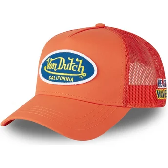Gorra trucker naranja POLY10 de Von Dutch