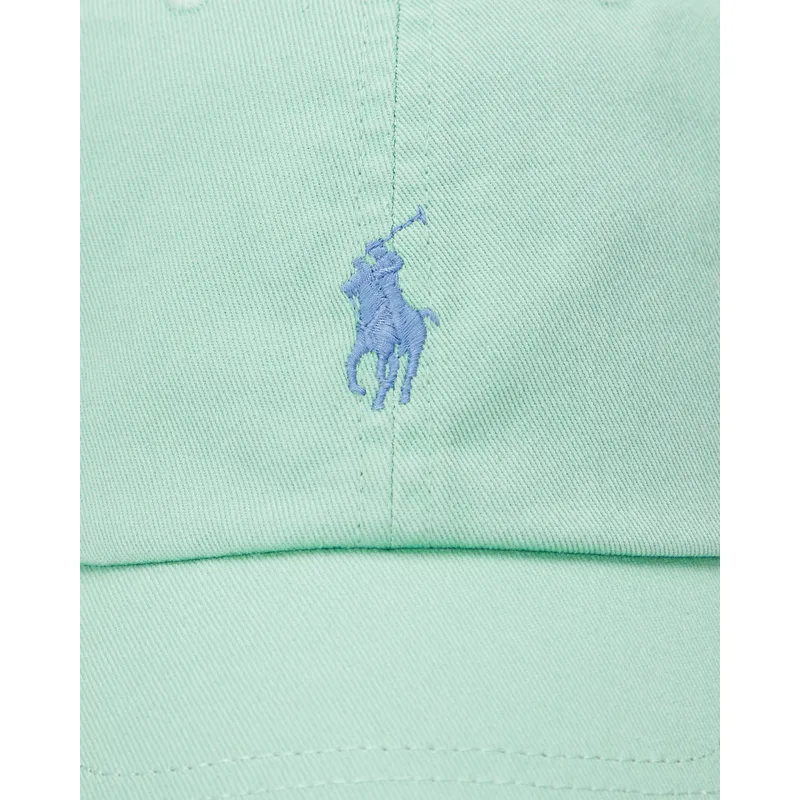 casquette-courbee-verte-claire-ajustable-cotton-chino-classic-sport-polo-ralph-lauren