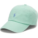 polo-ralph-lauren-curved-brim-cotton-chino-classic-sport-light-green-adjustable-cap