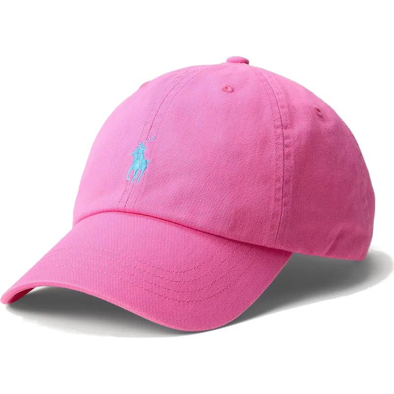 polo-ralph-lauren-curved-brim-cotton-chino-classic-sport-pink-adjustable-cap