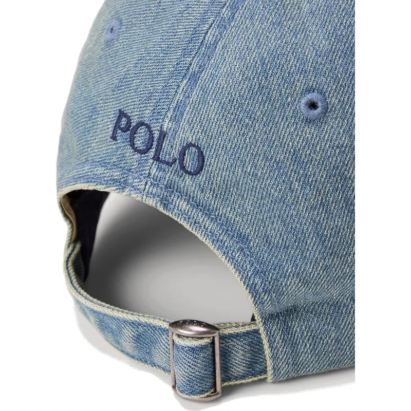 blaue-verstellbare-curved-cap-indigo-denim-von-polo-ralph-lauren