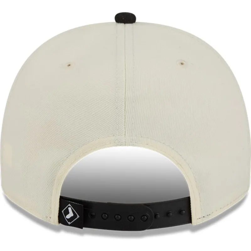 bojd-beige-och-svart-snapback-keps-9fifty-a-frame-classic-fran-chicago-white-sox-mlb-av-new-era