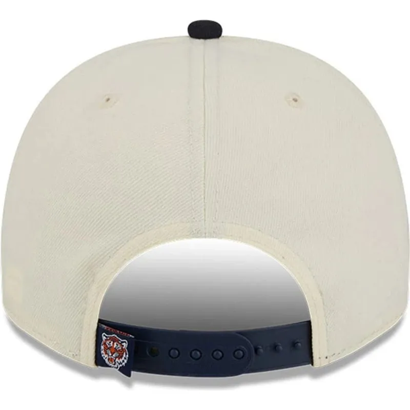 bojd-keps-beige-och-marinbla-snapback-9fifty-a-frame-classic-fran-detroit-tigers-mlb-av-new-era