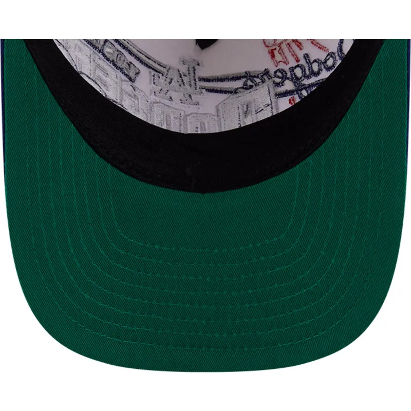 beige-och-bla-kurvad-keps-snapback-9fifty-a-frame-classic-los-angeles-dodgers-mlb-fran-new-era