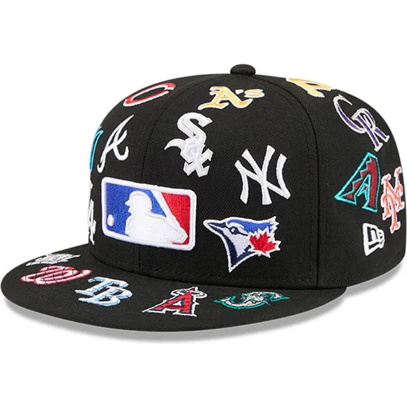 czarna-dopasowana-czapka-z-daszkiem-59fifty-all-over-mlb-new-era